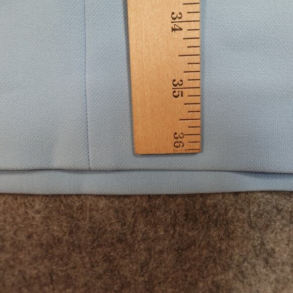 Kate Spade Dress Womens 16 NWT Mainline Twill Shift Diamond Astral Blue Bow - Picture 6 of 11